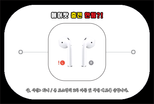 에어팟 충전 안됨, AirPods 충전불량 해결 방법