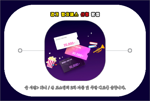 경기 컬처패스 신청 방법